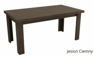 INDIANA mały stół rozkładany 80 x 120-160 cm Jesion Ciemny