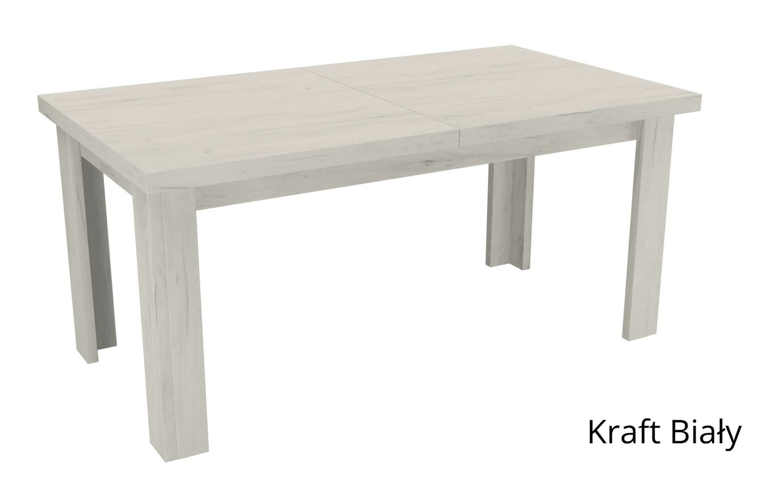 INDIANA stół rozkładany duży 160-200 Kraft Biały