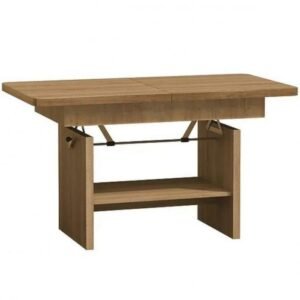 JANEK - ława, stolik kawowy, ławostół rozkładany 62 x 116-156 cm Artisan, Hikora, Kraft Złoty