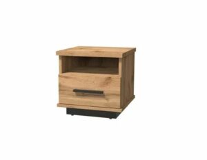 BLACK-WOTAN szafka nocna z szufladą 37 cm