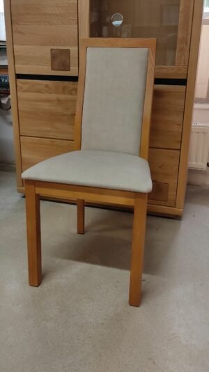 JOANNA - komfortowe tapicerowane krzesło dębowe na wymiar