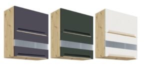 GLAMOUR MAT 42G Szafka kuchenna górna z witryna 90 cm - wersja LUX