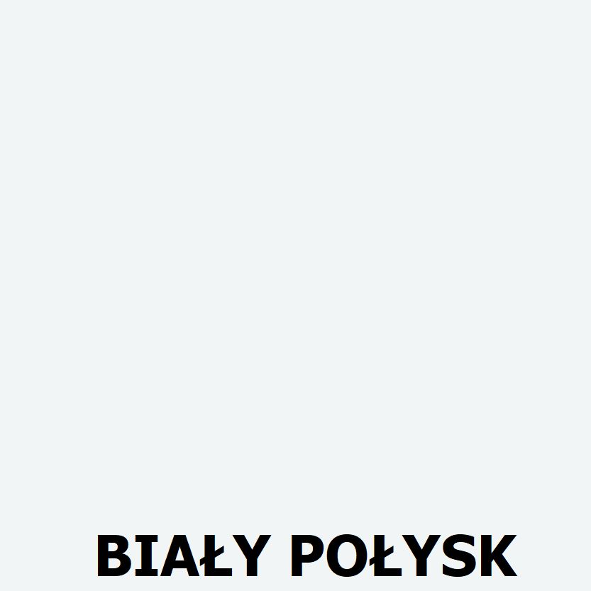 Biały połysk - dekor