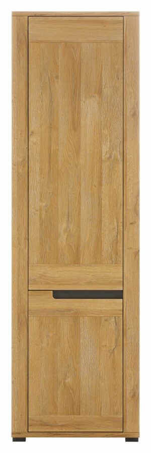 YORK 06 słupek, wąska szafa dwudrzwiowa półkami 60 cm DĄB GRANDSON