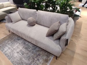 CANDY - komfortowa sofa z funkcją DL oraz pojemnikiem 226 cm z wystawy