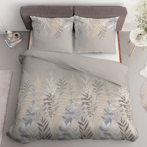 Pościel Satyna Bawełniana Home Satin - Kolorowe Liście 4811-A