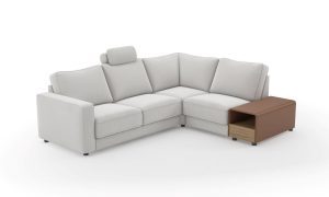 ALEKSANDRIA - narożnik modułowy z funkcją spania i szufladą 260 x 208 cm - Bydgoskie Meble