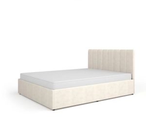 LOCA 160 łóżko tapicerowane z pojemnikiem i stelażem metalowym 160 x 200 cm CLOUD 03-82