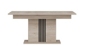 COTTA - duży stół rozkładany z lamelami 160-200 x 90 cm