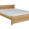 SOLIDWOOD - ekologiczne, solidne łóżko z litego drewna bukowego w kolorze naturalnym
