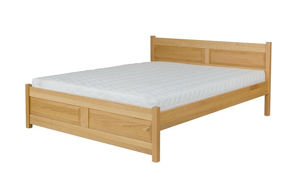 SOLIDWOOD - solidne łóżko z litego drewna bukowego w kolorze naturalnym