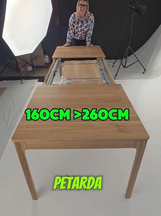 OPUS ekskluzywny dębowy stół rozkładany HALEX