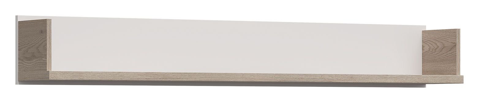 ASTON 14 półka ścienna wisząca 157 cm DĄB CREMONA - KASZMIR producent LIVEO ASSERI