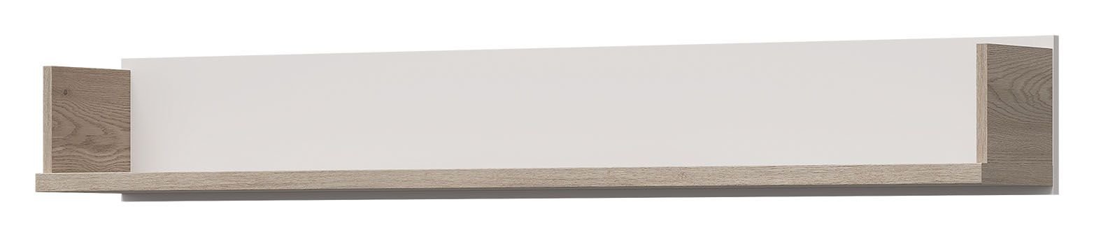 ASTON 14 półka ścienna wisząca 157 cm DĄB CREMONA - KASZMIR producent LIVEO