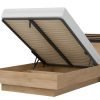 FERRO 18 dwuosobowe łóżko z pojemnikiem i stelażem metalowym 120-140-160-180 x 200 cm lamele PRODUCENT LIVEO