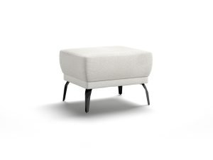 CARL pufa tapicerowana na nóżkach 64 x 52 cm