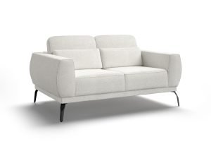 CARL sofa dwuosobowa bezfunkcyjna z regulacją wysokości oparcia 160 cm