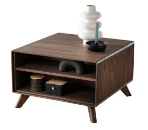 TABAK 02 - stolik bukowy, ława 70 x 70 cm