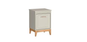 MODERN elegancka szafka nocna na nóżkach 45 cm CASHMERE - DĄB