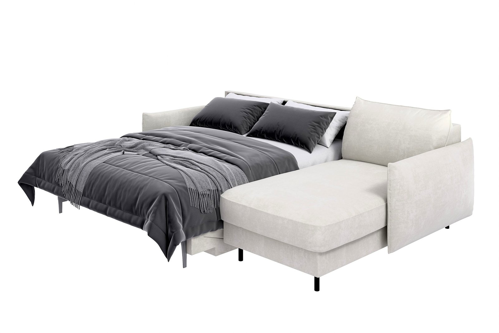 LUKKA komfortowy narożnik z funkcją spania - automat włoski, pojemnikiem i ruchomym zagłówkiem BYDGOSKIE MEBLE