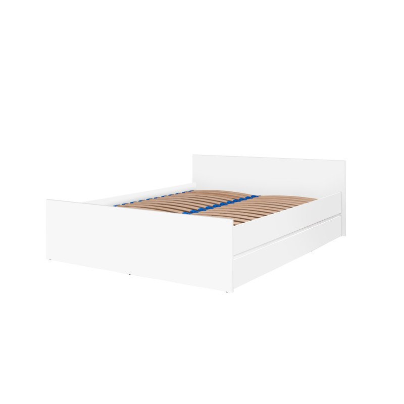 PIRI 14 16 lozko-dwuosobowe-140-160x200-cm-lozko-podwojne-z-drewniana-rama BIAŁE