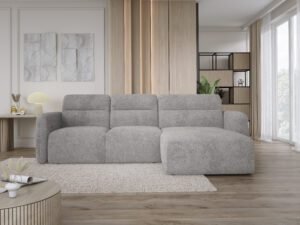 CALVANO MINI - narożnik z elektrycznie wysuwanym siedziskiem 60 cm 259 x 175 cm