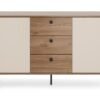 AURORA komoda na nóżkach z szufladami 140 cm ORZECH ROYAL - CASHMERE