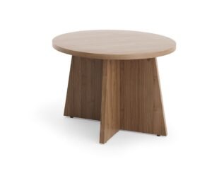 AURORA ława stolik kawowy okrągły 58 cm ORZECH ROYAL