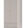 KORAL elegancka szafa z drążkiem i szufladami 89 cm CASHMERE - MAVELIE OAK