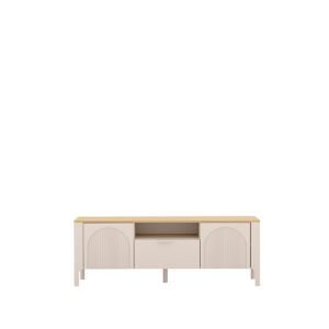 BELLA komoda pod telewizor szafka RTV 159,8 cm DĄB VICENZA - CASHMERE
